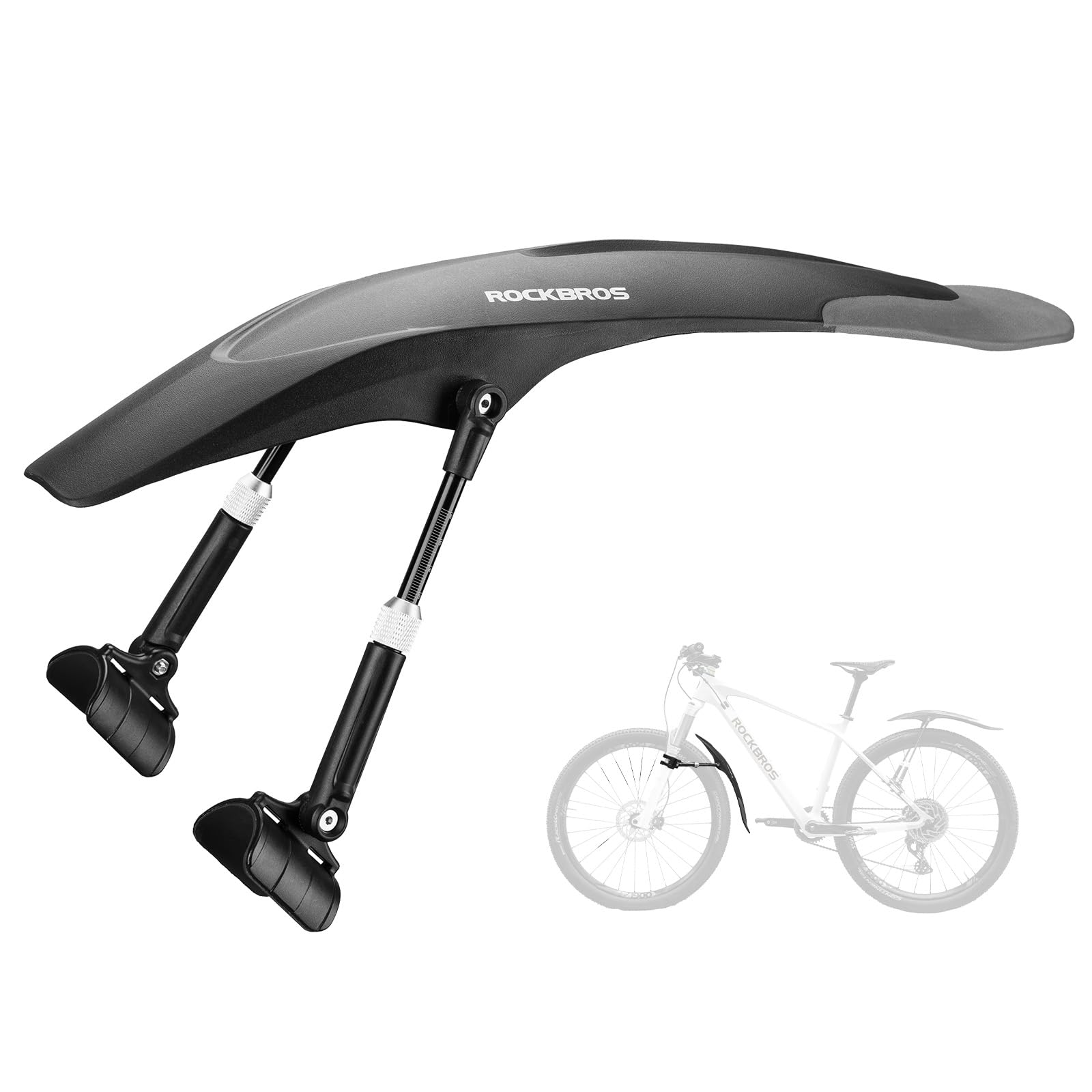 ROCKBROS Adjustable Bike Fender for 26"/27.5"/29" MTB Mud Guards - Triathlete Store