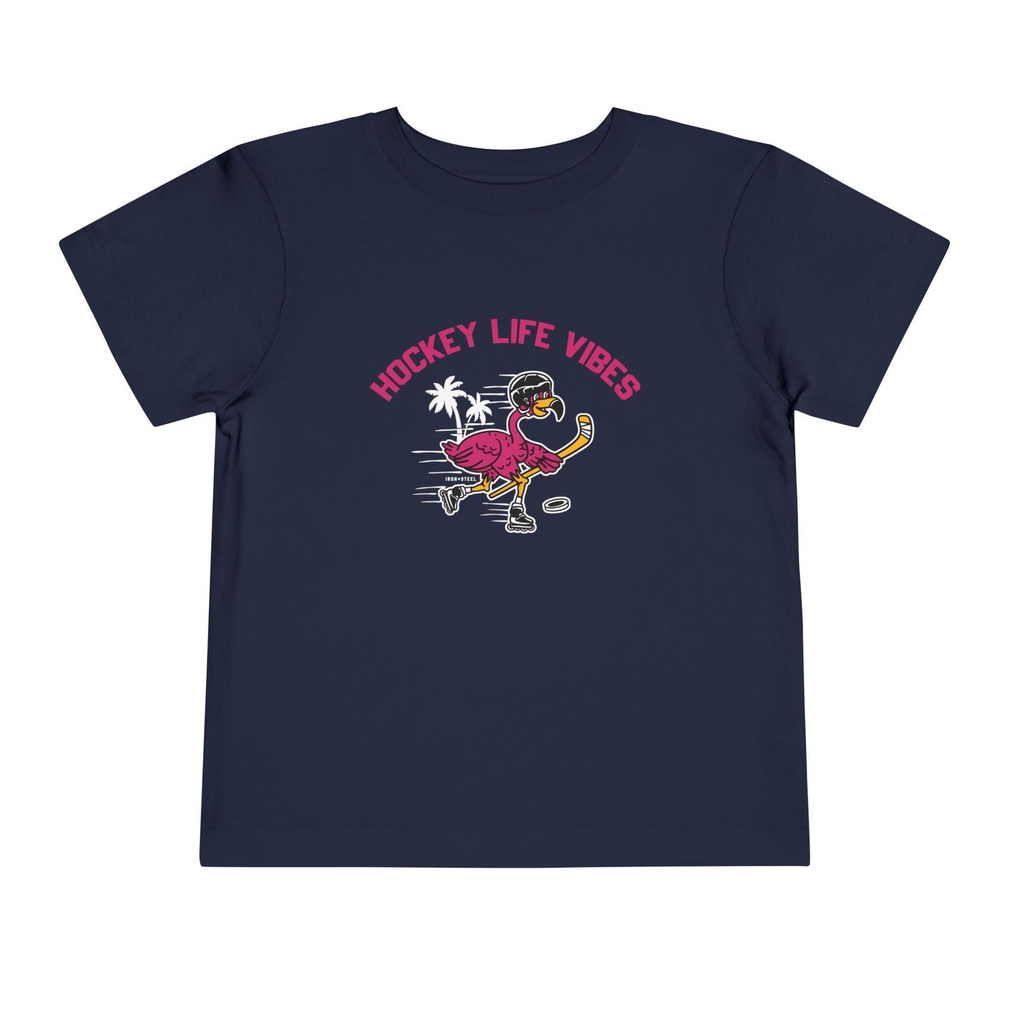 Inline Hockey Vibes Flamingo Toddler T-Shirt