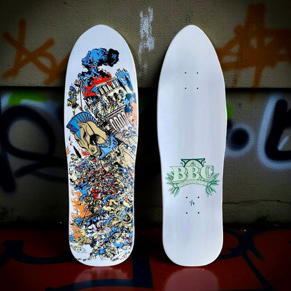 BBC Troy Chason ‘Horse of Troy’ 9.5”x32” HAND-PAINTED, LIMITED EDITION