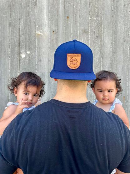 Support Your Local Twin Dad Flat Bill (Solid Navy)