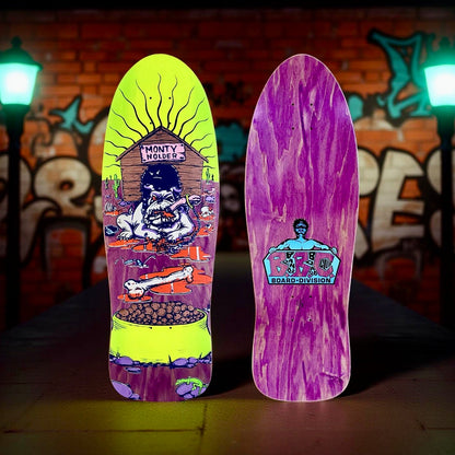 Monty Nolder Bulldog #2 BBC Limited Edition Deck 10.25”x31” HAND-PAINTED (1 of 3)