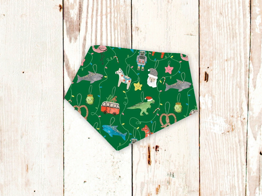 "Fun Ornaments" Dog Bandana