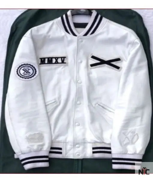 Future XO Varsity White Jacket