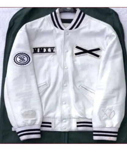 Future XO Varsity White Jacket