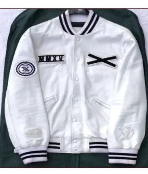 Future XO Varsity White Jacket