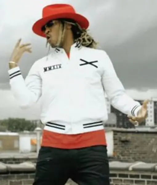 Future XO Varsity White Jacket