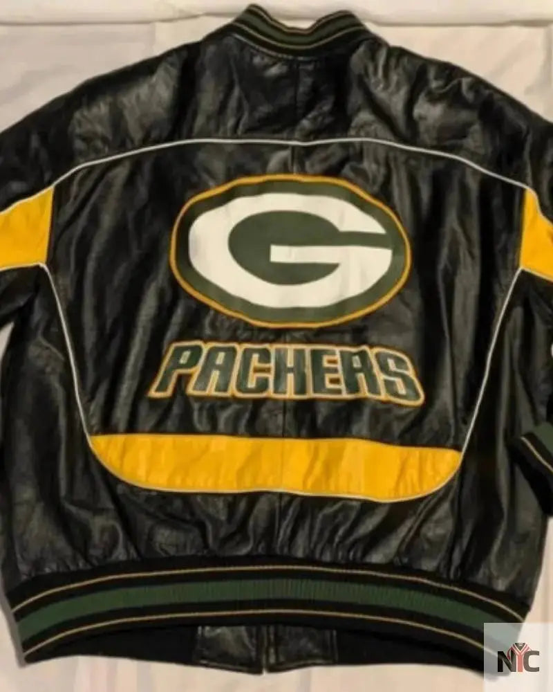 G-III Carl Banks Green Bay Packers Leather Jacket