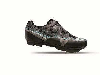GAERNE G.LAMPO Women's MTB Shoes (Matt Black / Grey / Azure)