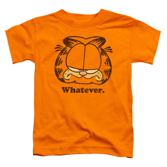 Garfield Whatever Toddler Kids Youth T Shirt Orange