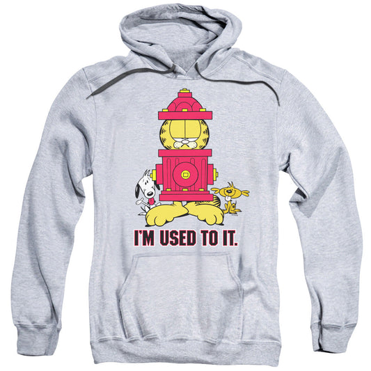 Garfield I'm Used to It Mens Hoodie Athletic Heather