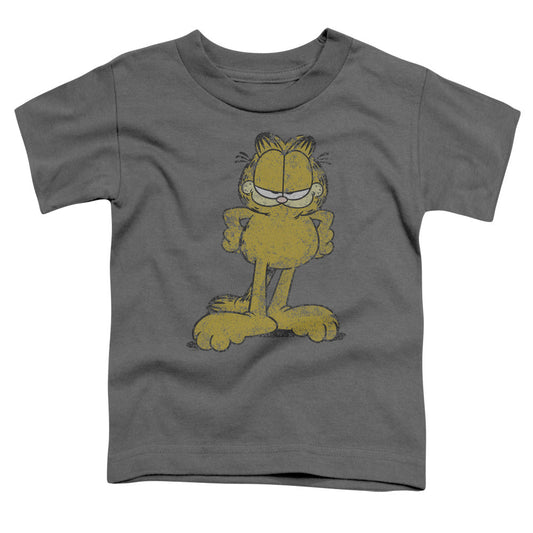 Garfield Big Ol Cat Toddler Kids Youth T Shirt Charcoal