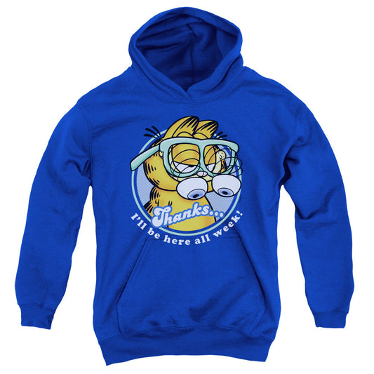 Garfield Performing Kids Youth Hoodie Royal