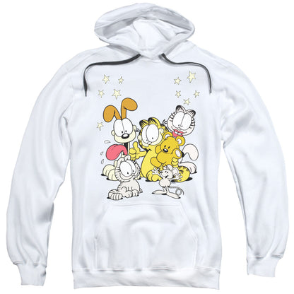 Garfield Friends Are Best Mens Hoodie White