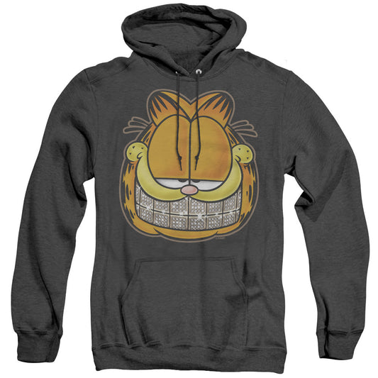 Garfield Nice Grill Heather Mens Hoodie Black