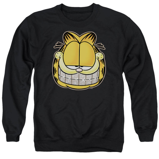 Garfield Nice Grill Mens Crewneck Sweatshirt Black