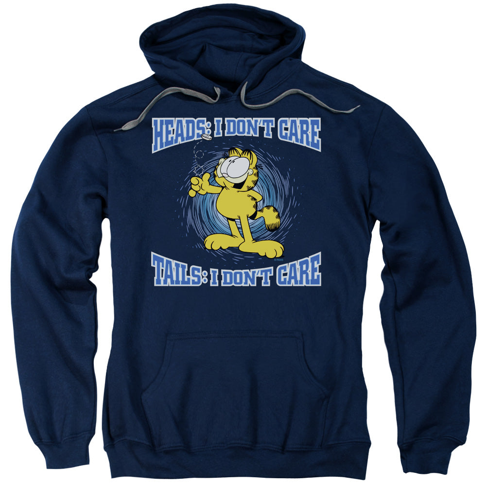 Garfield Heads Or Tails Mens Hoodie Navy