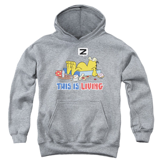 Garfield This is Living Kids Youth Hoodie Heather