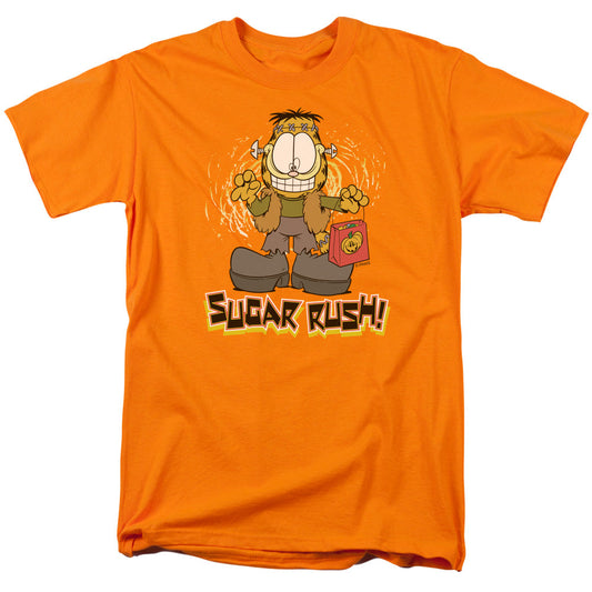 Garfield Sugar Rush Mens T Shirt Orange Officially Licensed