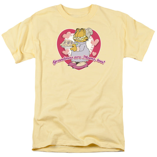 Garfield Dont Forget Grandma Mens T Shirt Yellow Officially Licensed