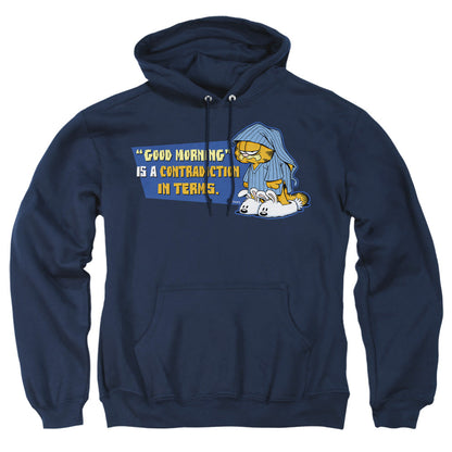 Garfield Contradicition In Terms Mens Hoodie Navy