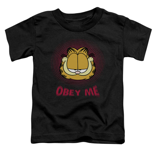Garfield Obey Me Toddler Kids Youth T Shirt Black