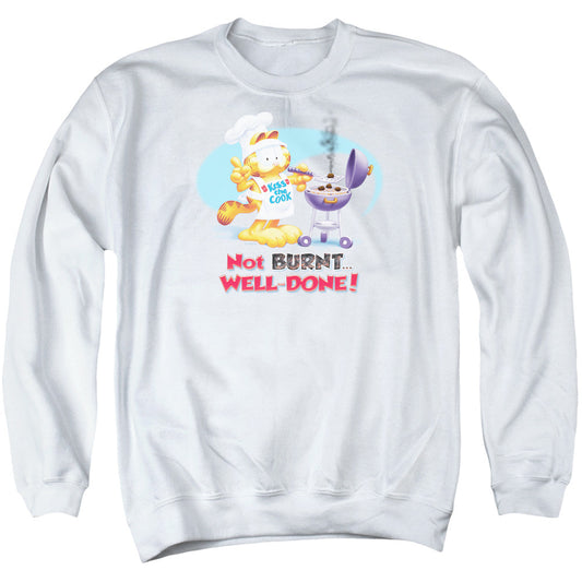 Garfield Well Done Mens Crewneck Sweatshirt White