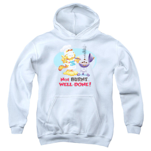 Garfield Well Done Kids Youth Hoodie White