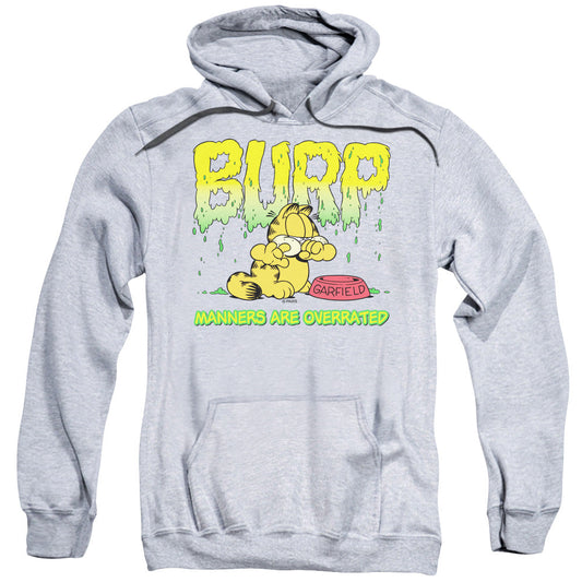 Garfield Manners Mens Hoodie Athletic Heather
