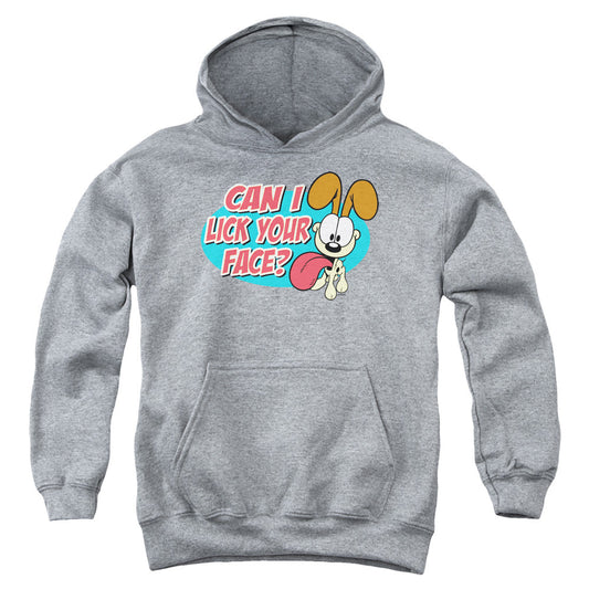 Garfield Question Kids Youth Hoodie Heather
