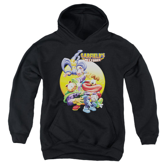 Garfield Tongue of Doom Kids Youth Hoodie Black