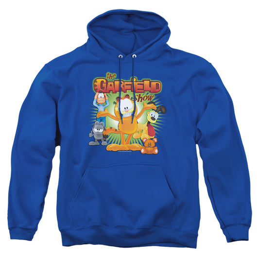 Garfield The Garfield Show Mens Hoodie Royal Officially Licensed