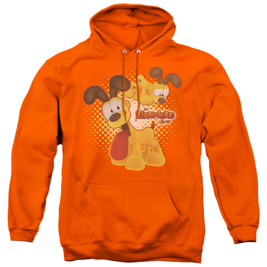 Garfield Odie Mens Hoodie Orange
