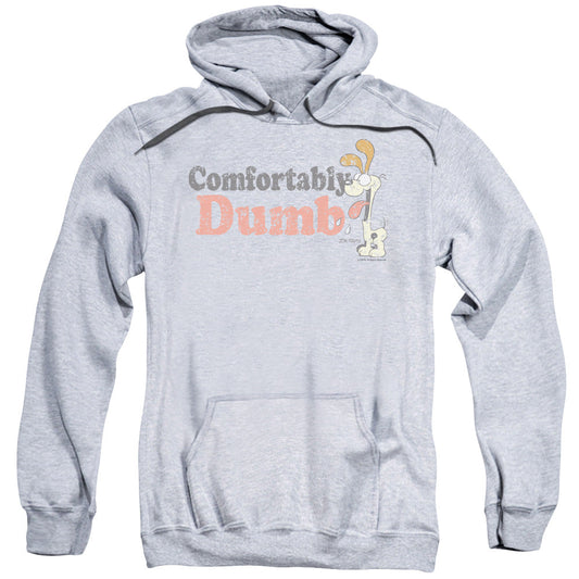 Garfield Comfortably Dumb Mens Hoodie Athletic Heather