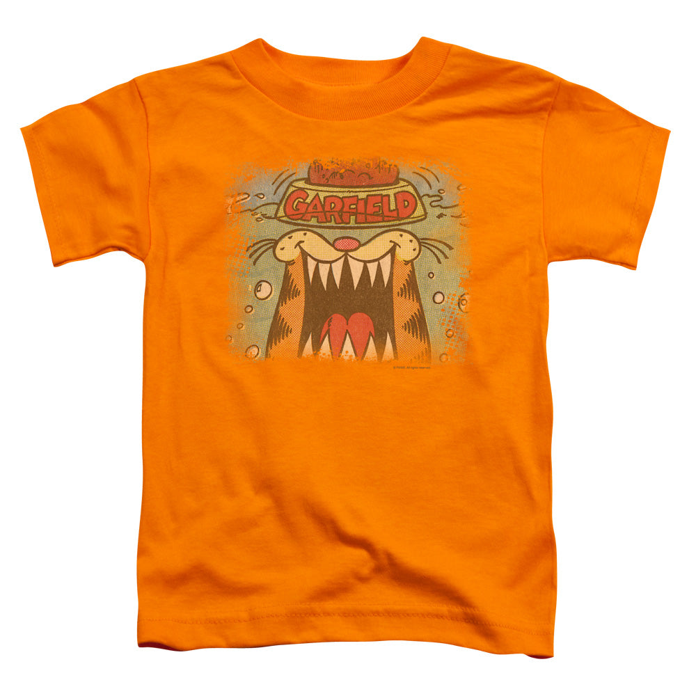 Garfield From the Depths Toddler Kids Youth T Shirt Orange