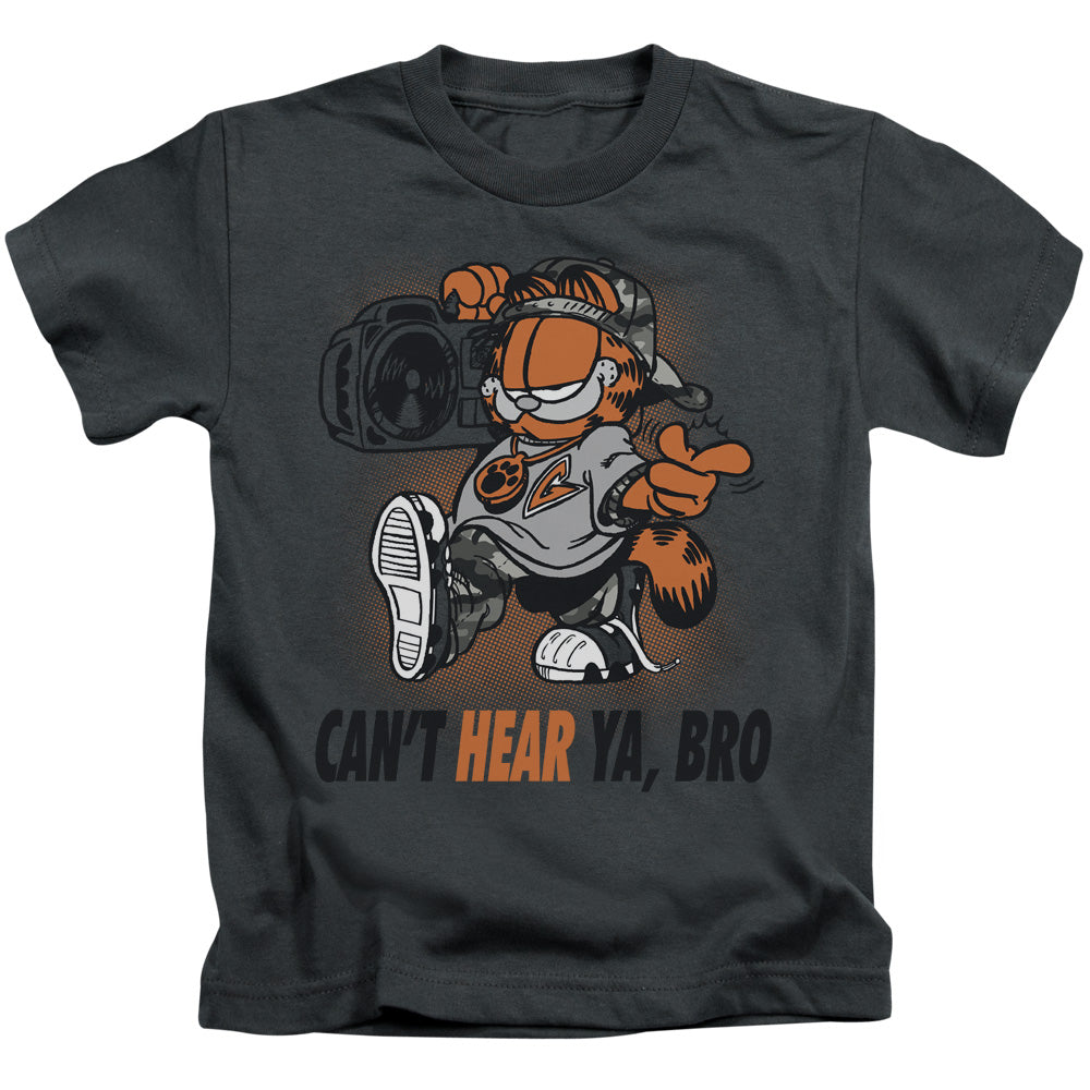 Garfield Oh Snap Juvenile Kids Youth T Shirt Charcoal