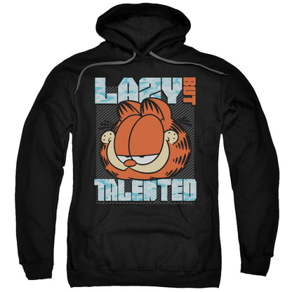 Garfield Lazy But Talented Mens Hoodie Black