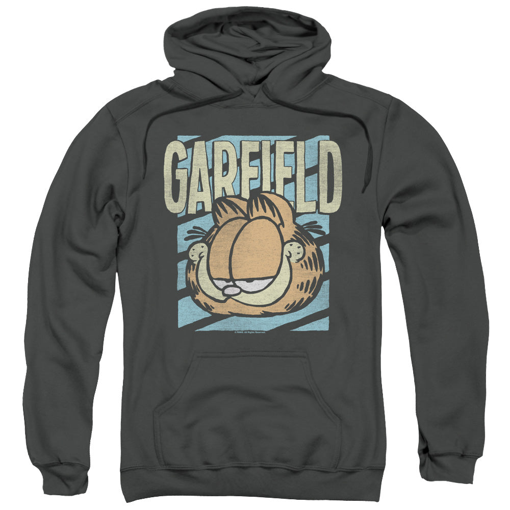 Garfield Rad Garfield Mens Hoodie Charcoal