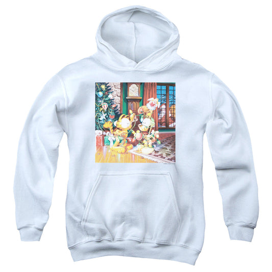Garfield Odie Tree Kids Youth Hoodie White
