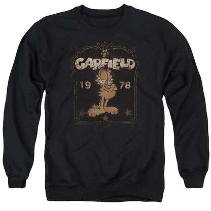 Garfield Est 1978 Mens Crewneck Sweatshirt Black