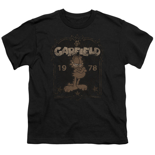 Garfield Est 1978 Kids Youth T Shirt Black