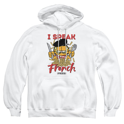 Garfield Speaking Love Mens Hoodie White