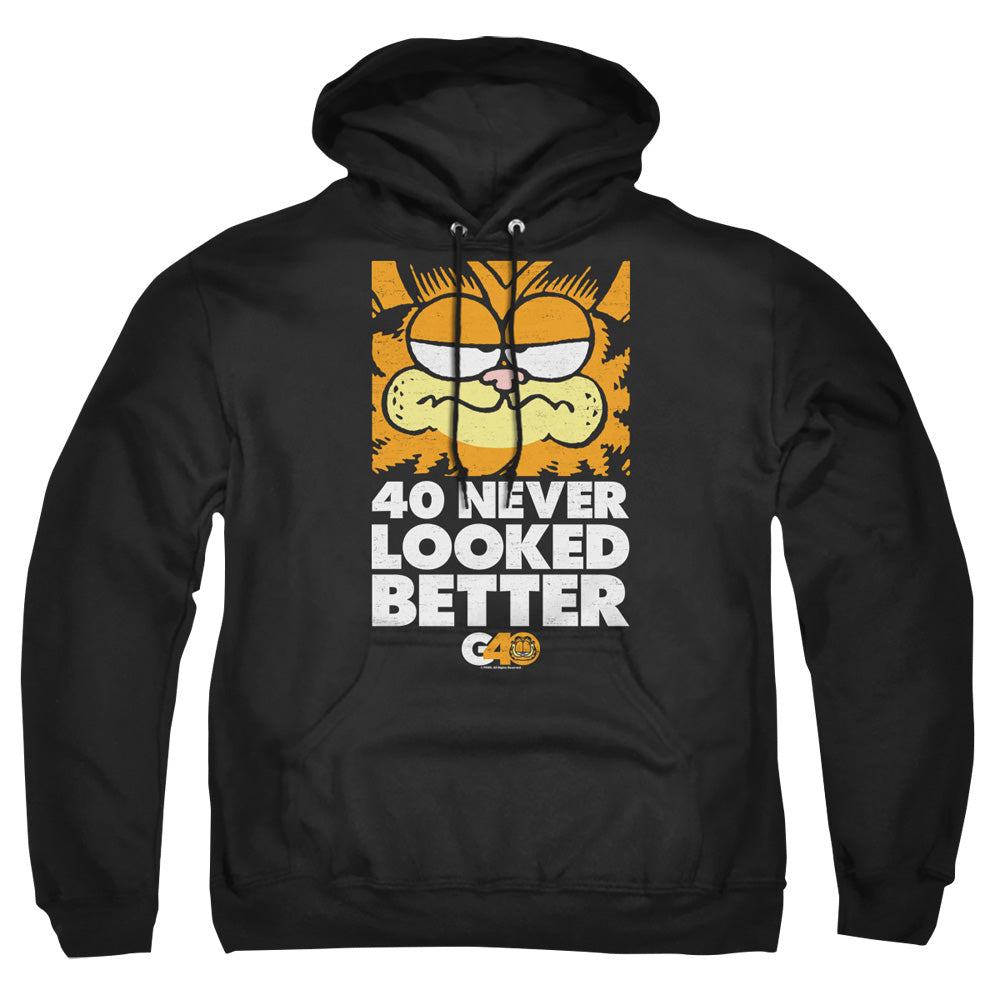 Garfield 40 Looks Mens Hoodie Black