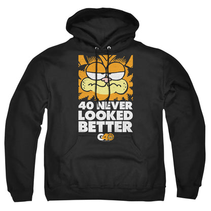 Garfield 40 Looks Mens Hoodie Black