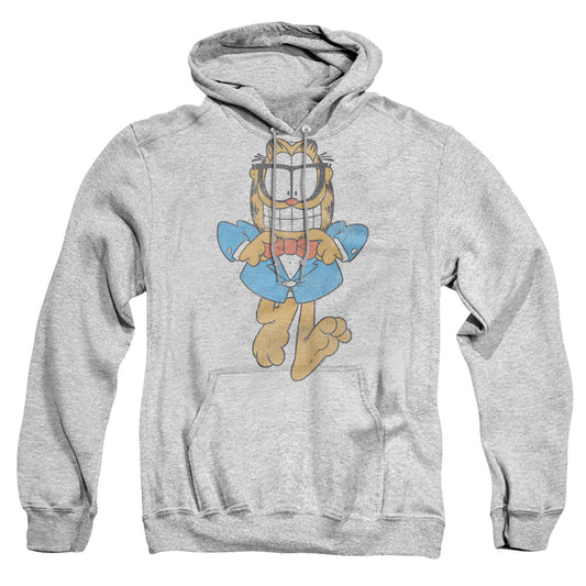Garfield Dapper Cat Mens Hoodie Athletic Heather Officially Licensed