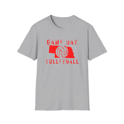 Nebraska Game Day Volleyball Adult Shirt