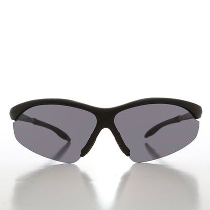 Black Wrap Around 90s Vintage Sunglasses - Genesee