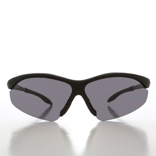 Black Wrap Around 90s Vintage Sunglasses - Genesee