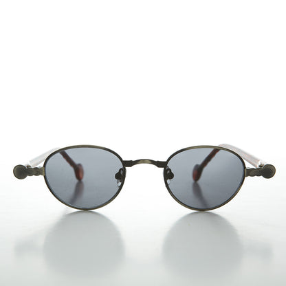 90s Metal Steampunk Victorian Wide Frame Vintage Sunglass - Gideon