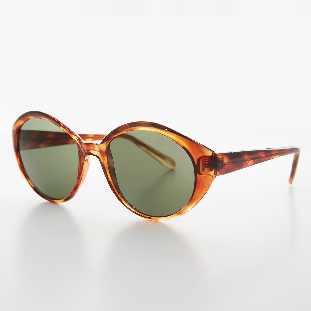 Round Women's Vintage Sunglass - Ginger