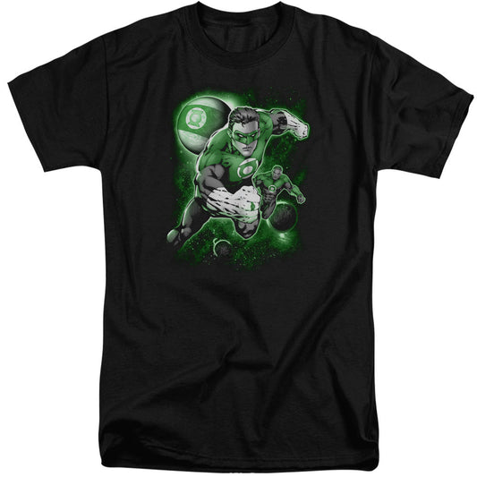 Green Lantern Lantern Planet Mens Tall T Shirt Black Officially Licensed